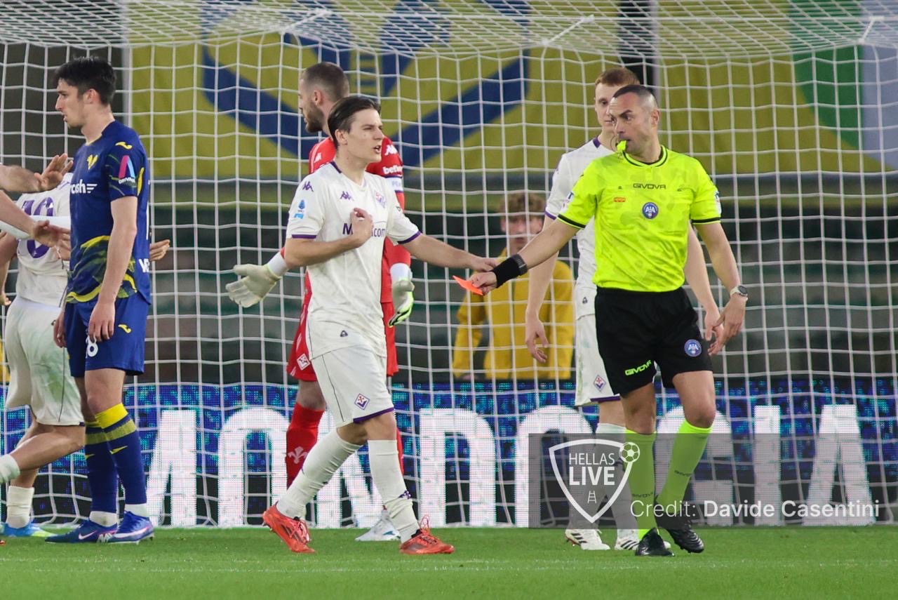 La moviola de La Gazzetta dello Sport. Hellas Verona-Fiorentina 0-1. Arbitro Guida voto 5.5