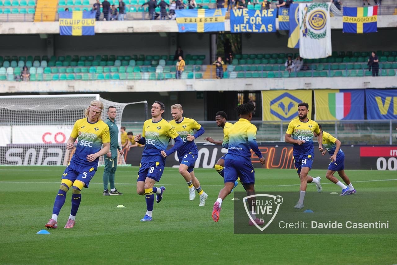 Hellas Verona, gialloblù in campo questa mattina