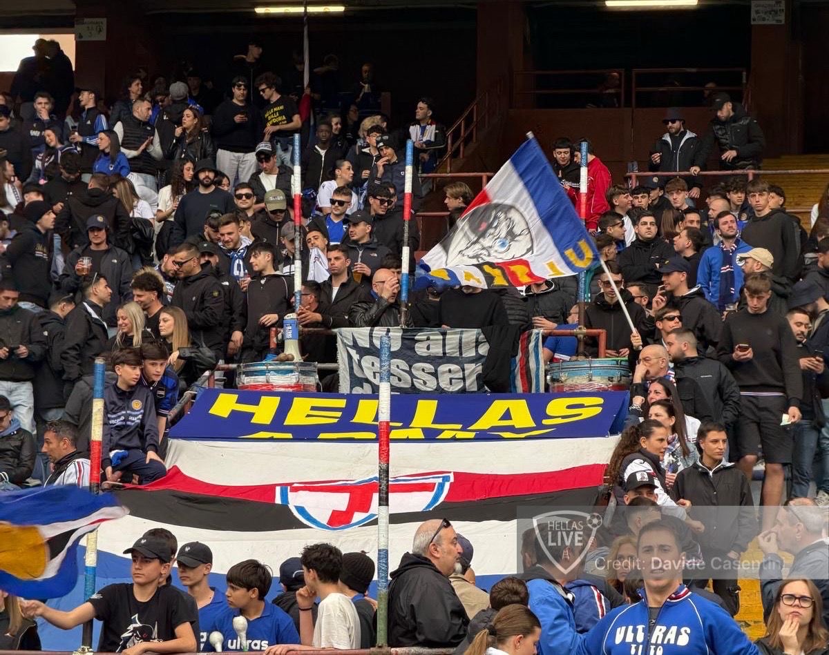 Sampdoria-Empoli, Hellas Army presente al Ferraris
