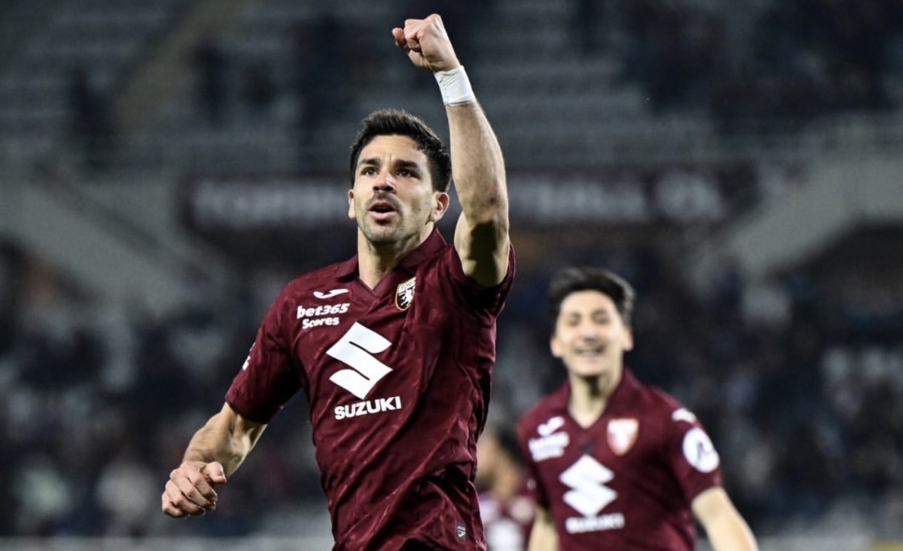 Torino-Hellas Verona 1-0, l’ex gialloblù Simeone porta subito in vantaggio i granata