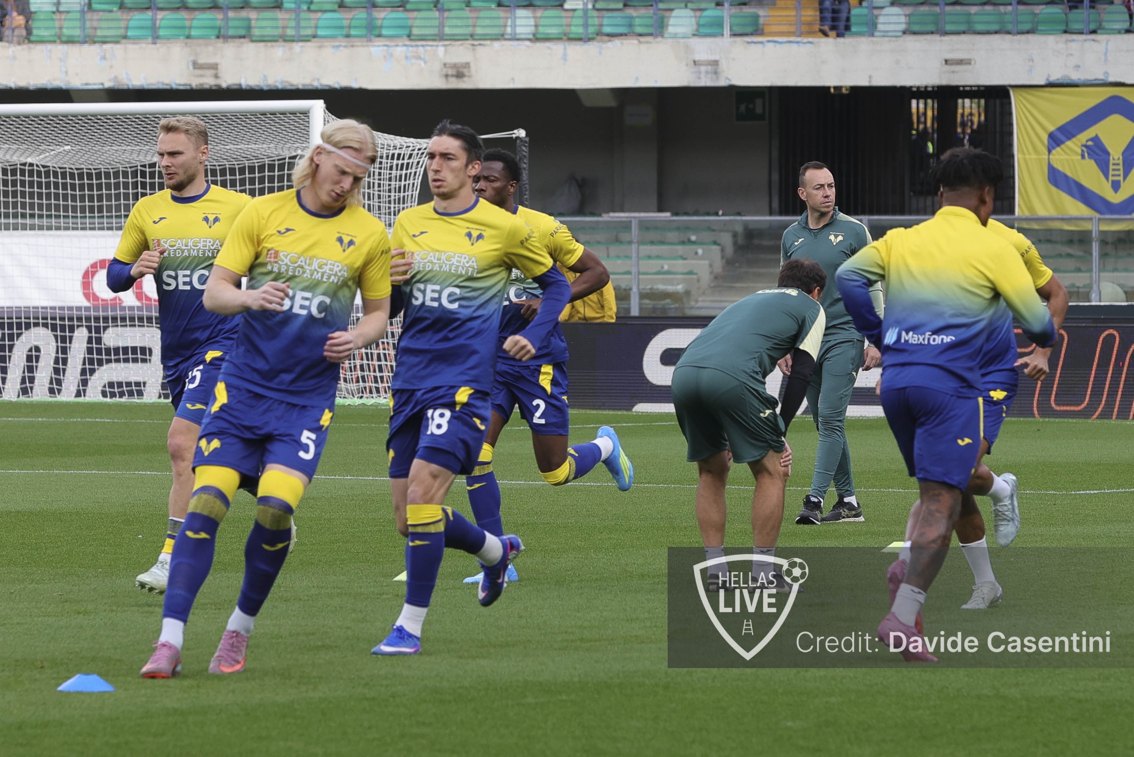 Hellas Verona, gialloblù in campo questa mattina