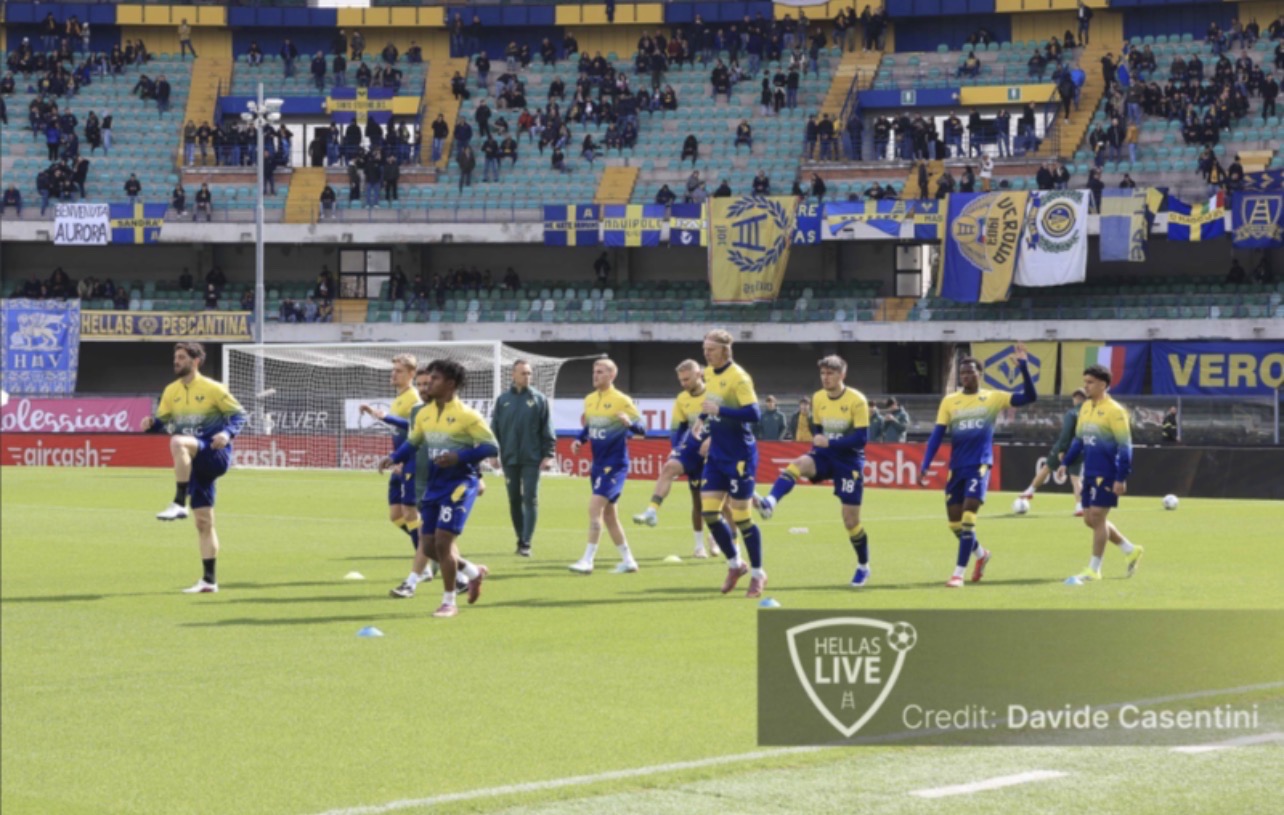 Hellas Verona, gialloblù in campo questa mattina