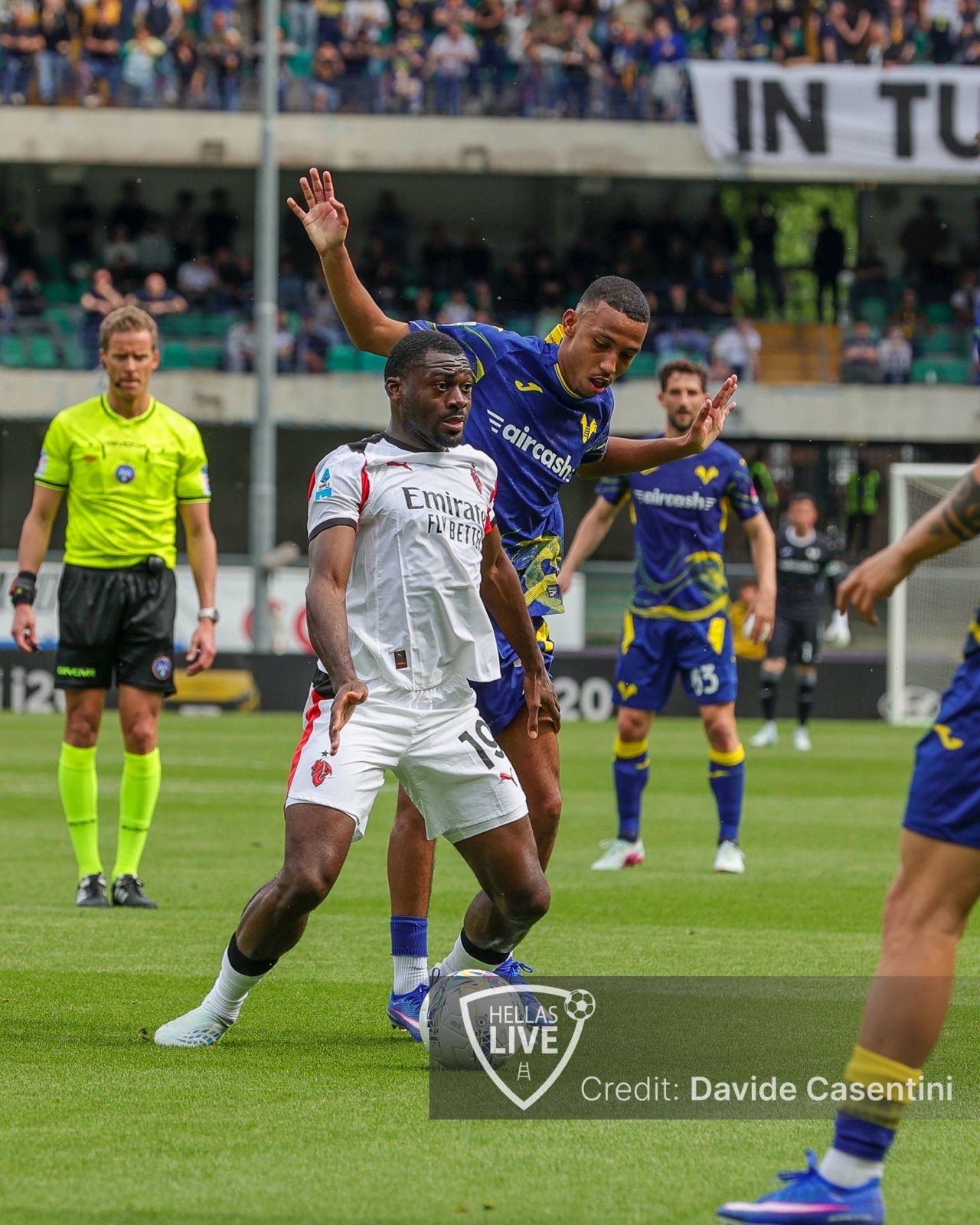 Pagelle gialloblù, Hellas Verona-Milan 0-1
