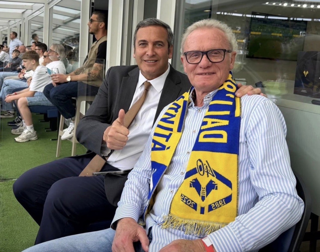 Hellas Verona-Milan, Briegel ospite di Zanzi