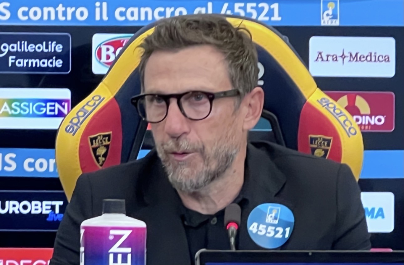 Lecce, Di Francesco: “In ritiro per preparare due trasferte consecutive. La più importante è quella di Verona”