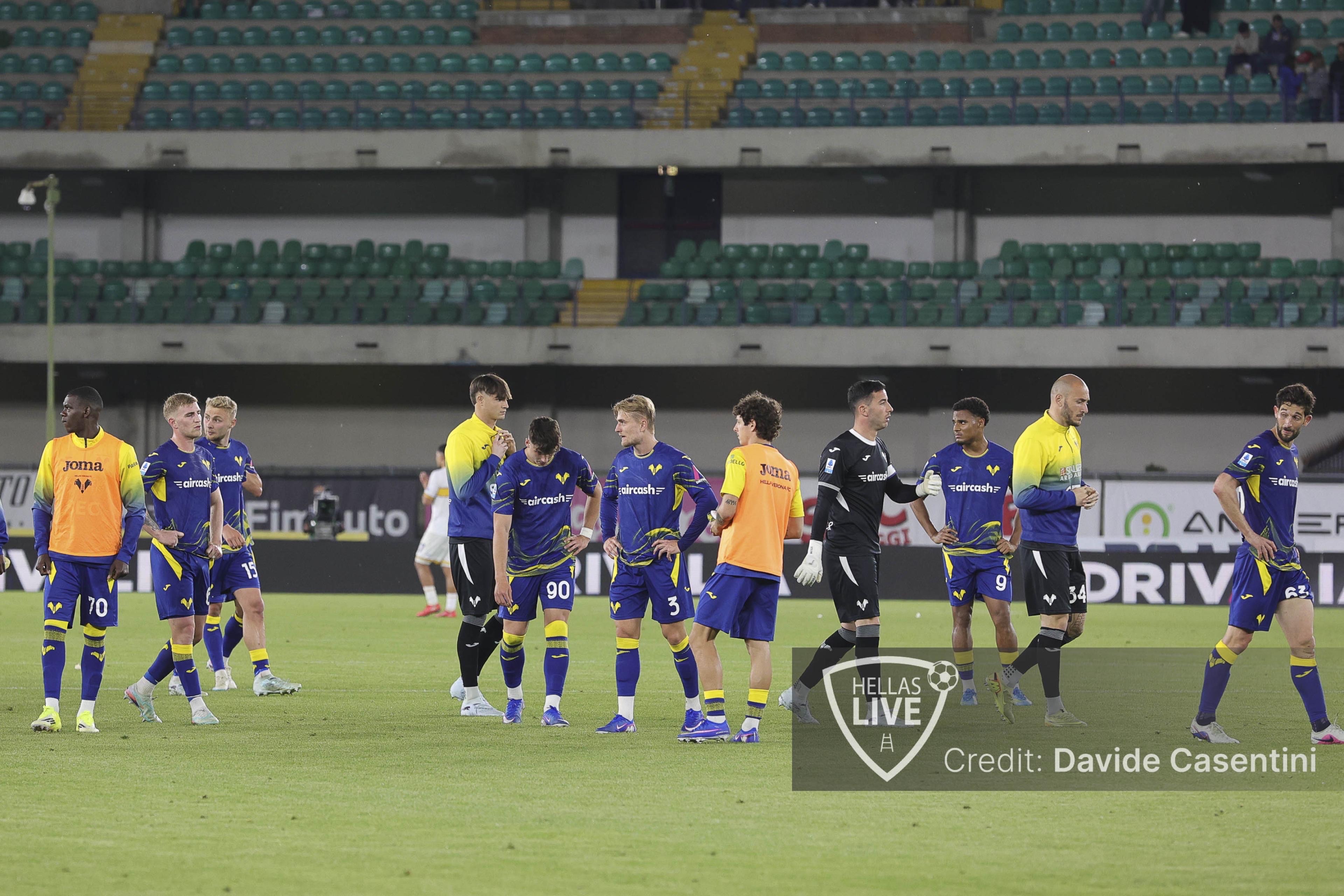 Hellas Verona, allenamento questa mattina per i gialloblù