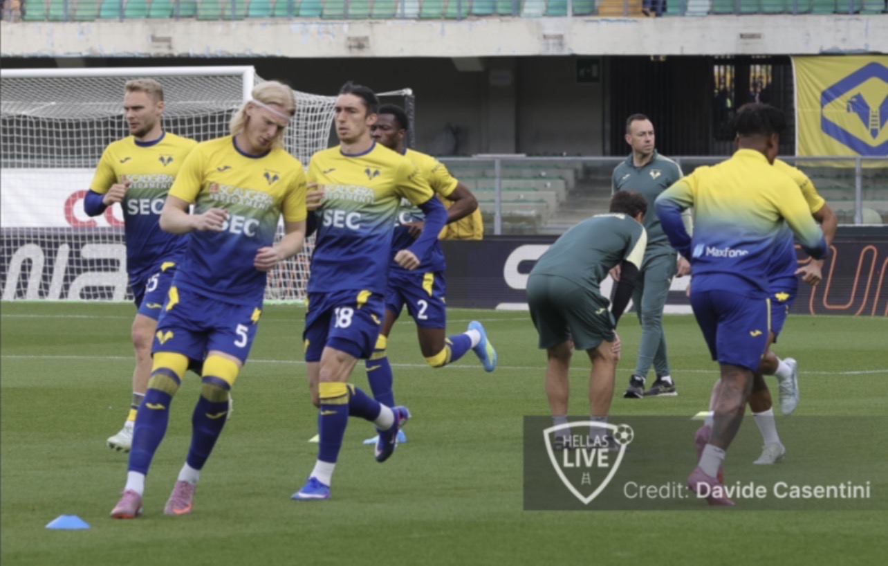 Hellas Verona, allenamento questa mattina per i gialloblù