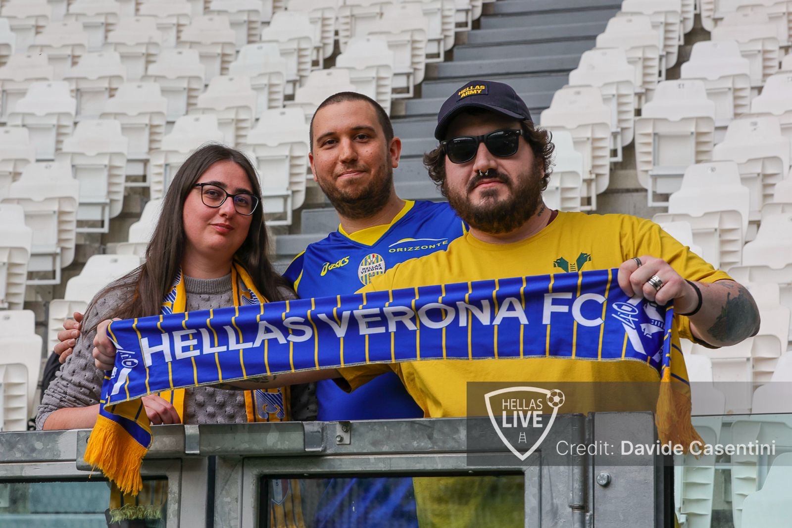 Juventus-Hellas Verona, tre tifosi gialloblù presenti nel Settore Ospiti