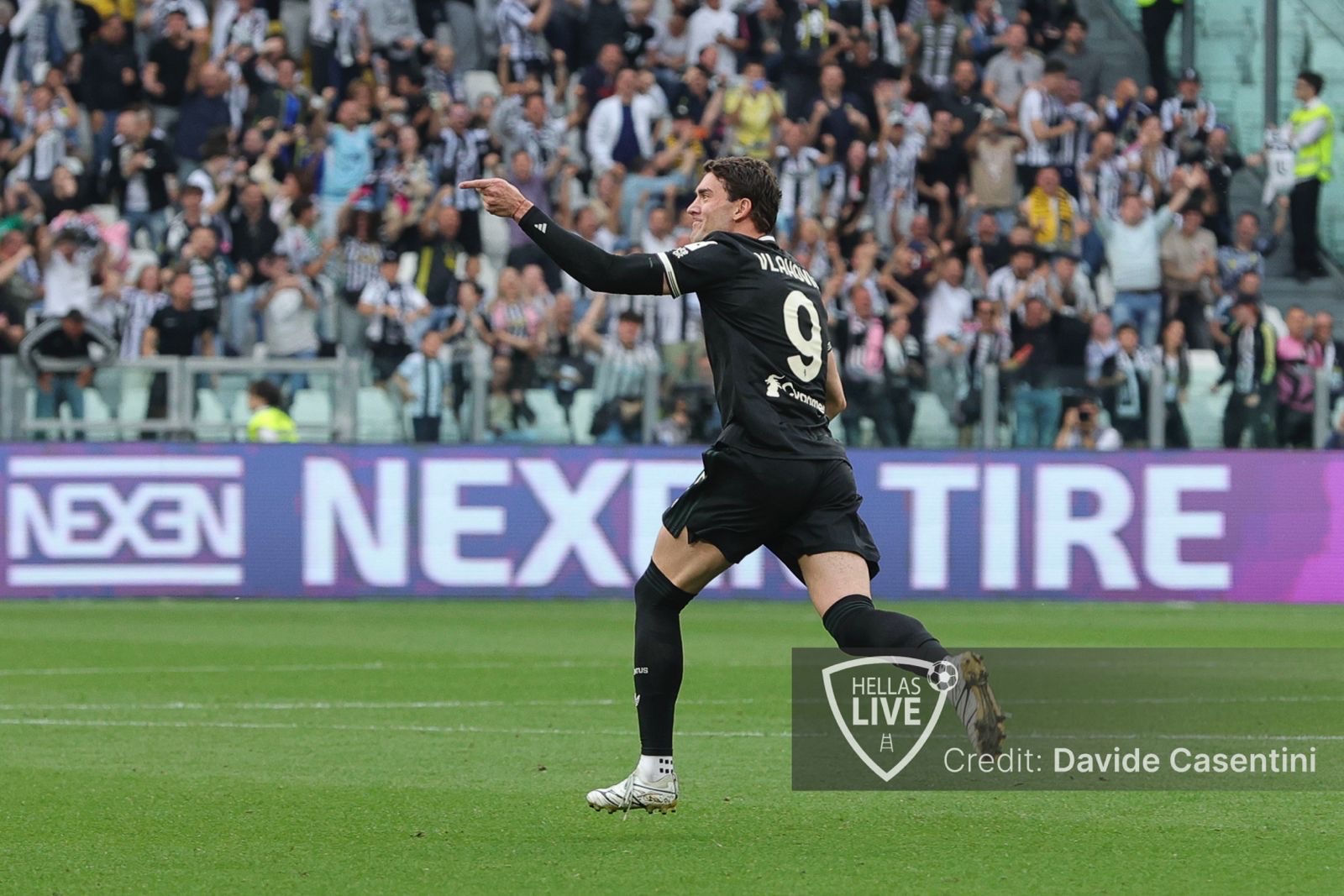 Juventus-Hellas Verona 1-1, pareggia Vlahovic direttamente su punizione