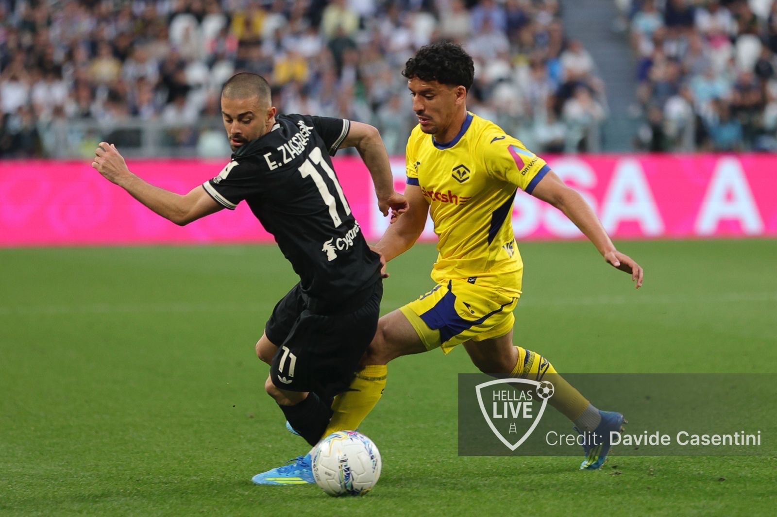 La moviola de La Gazzetta dello Sport. Juventus-Hellas Verona 1-1. Arbitro Ayroldi: 5.5