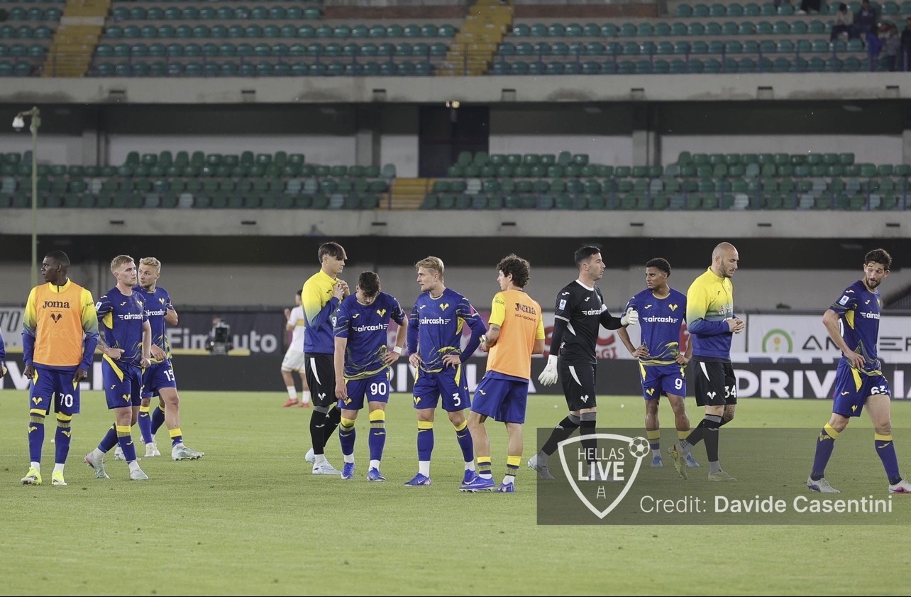 Hellas Verona, allenamento per i gialloblù