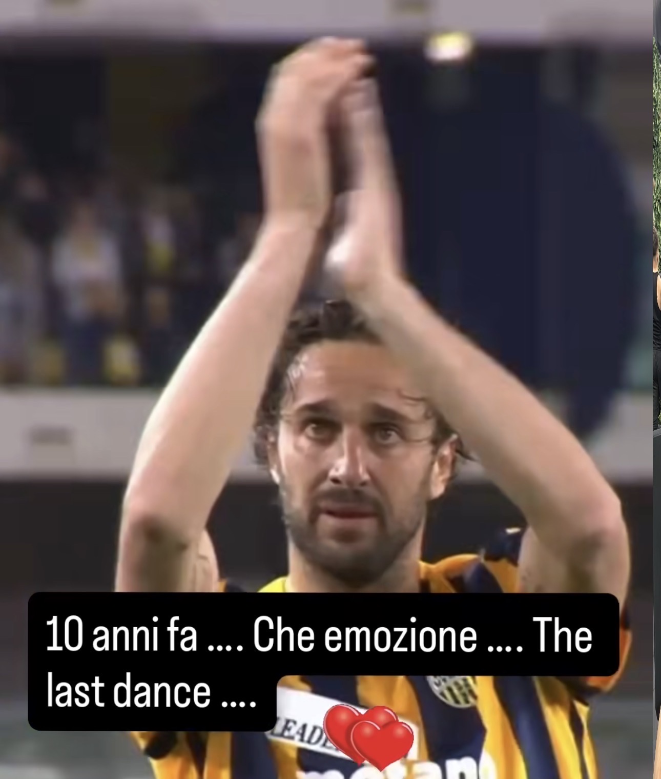 Toni: “10 anni fa… Che emozione… The last dance…”