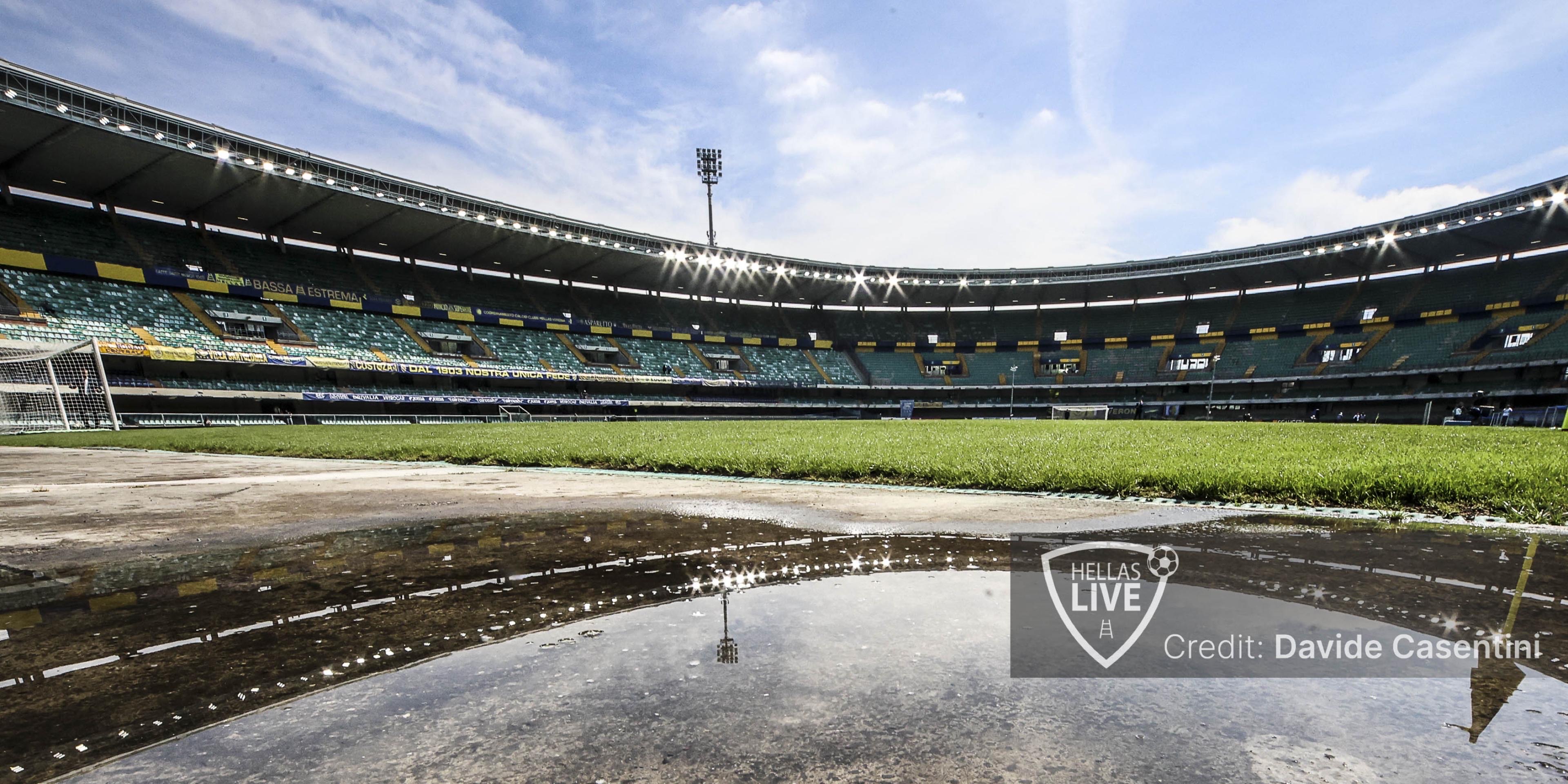 Hellas Verona-Como, ore 10:30 apertura cancelli stadio Bentegodi