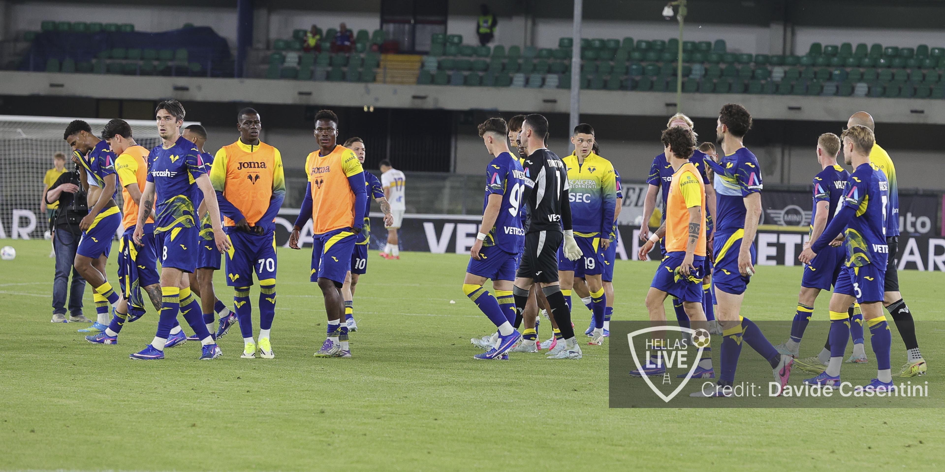 Hellas Verona, allenamento questa mattina