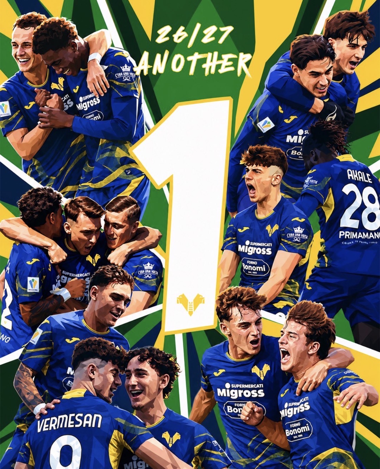 Primavera Hellas Verona, il tributo del club gialloblù