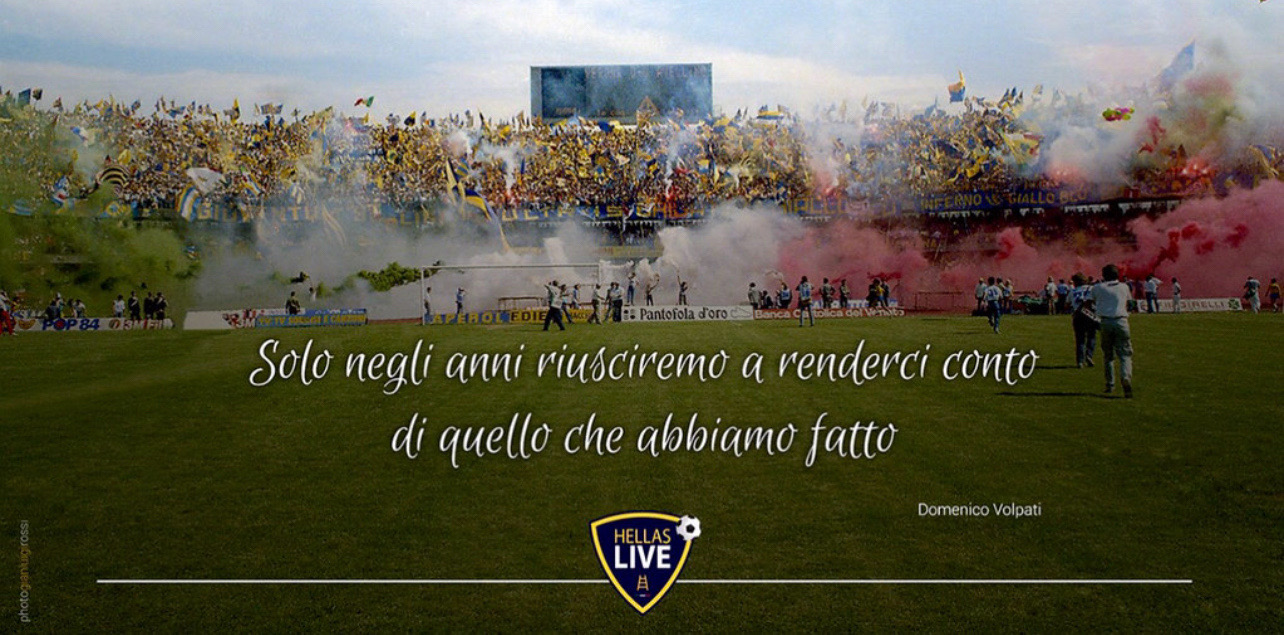 19 maggio 1985, Verona festeggia i campioni d'Italia allo stadio Bentegodi