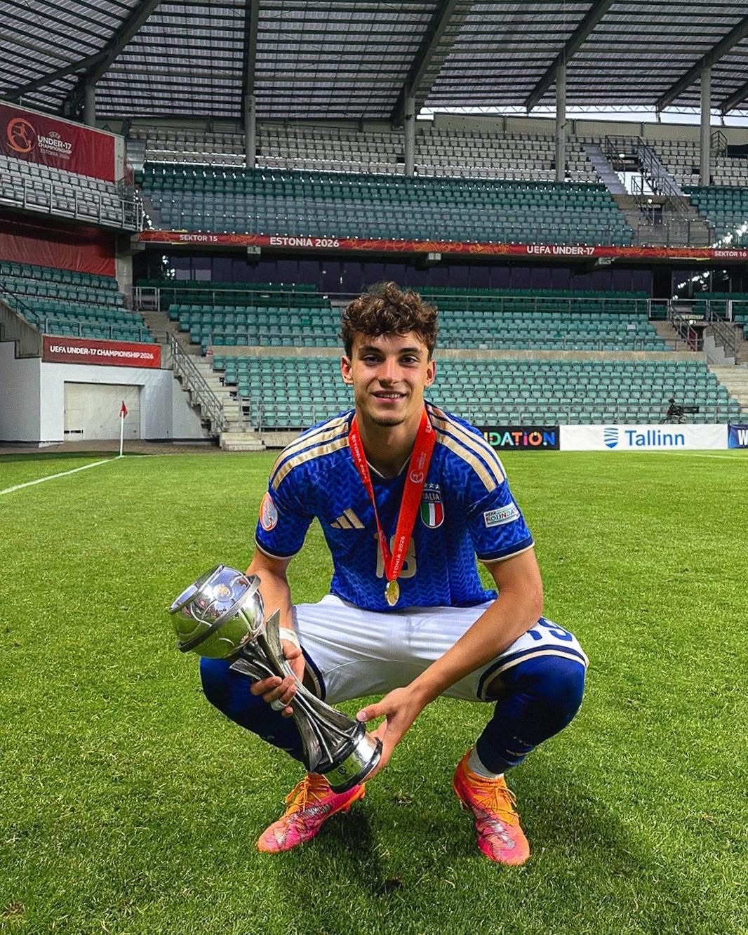 Italia Under 17 campione d’Europa. L’Hellas Verona celebra Casagrande