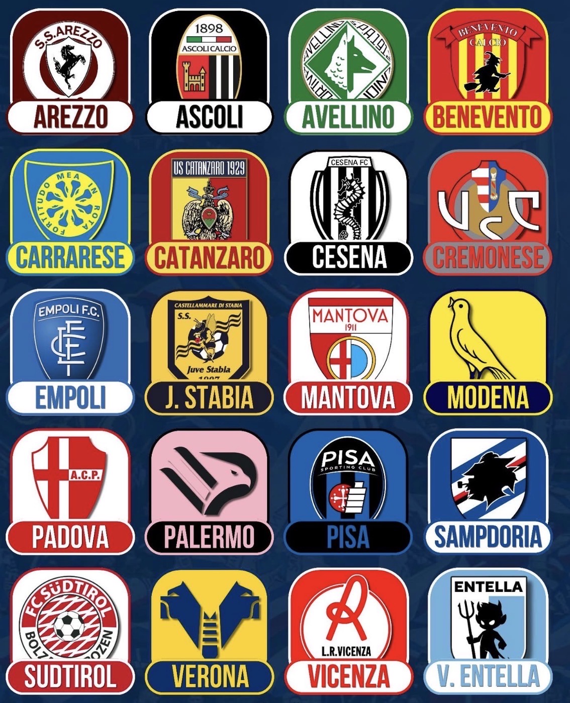 Le squadre della Serie B 2026/27