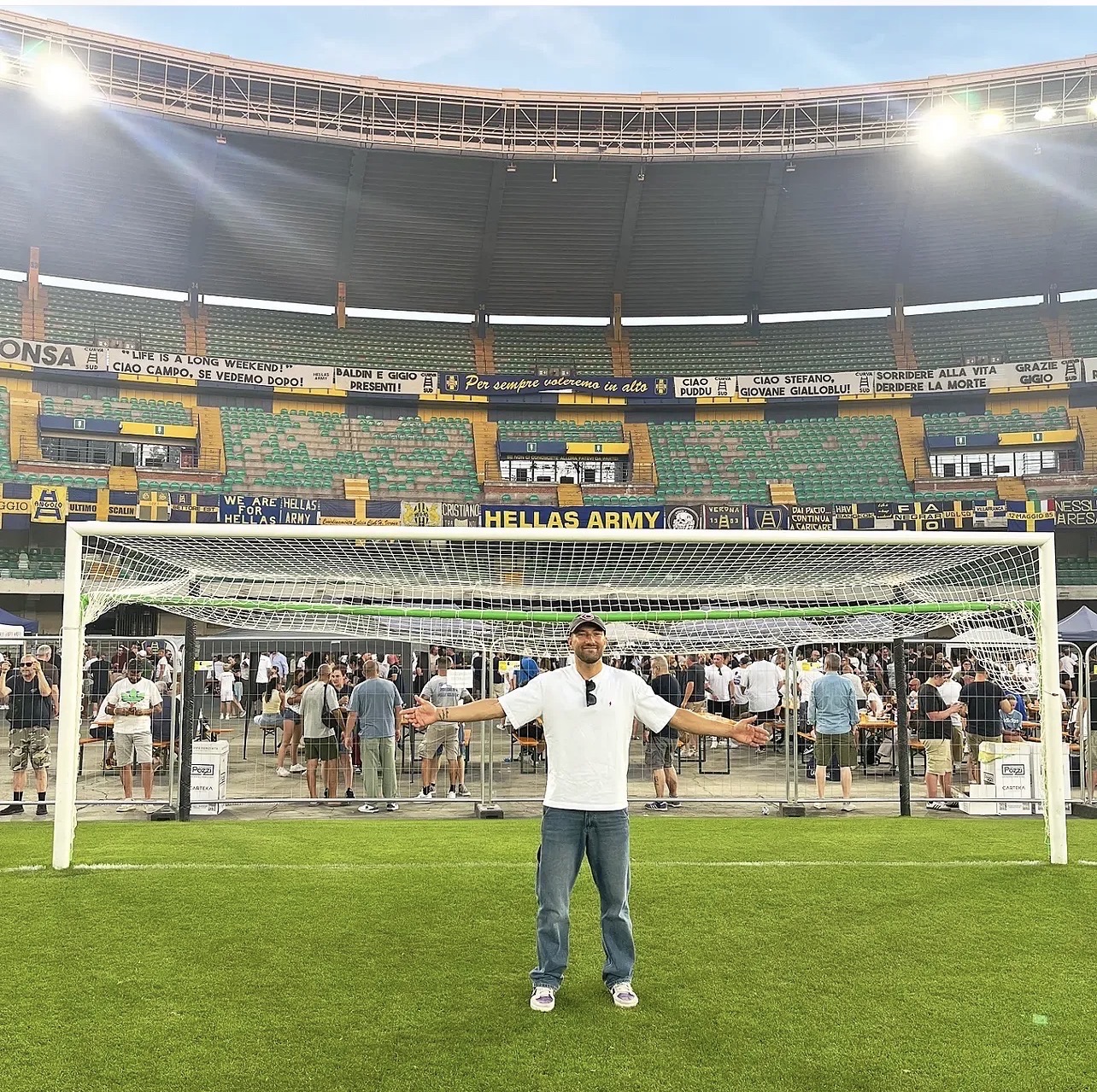 Luppi: “Ogni volta che torno a Verona mi sento come a casa. È stato magico. Grazie butei”