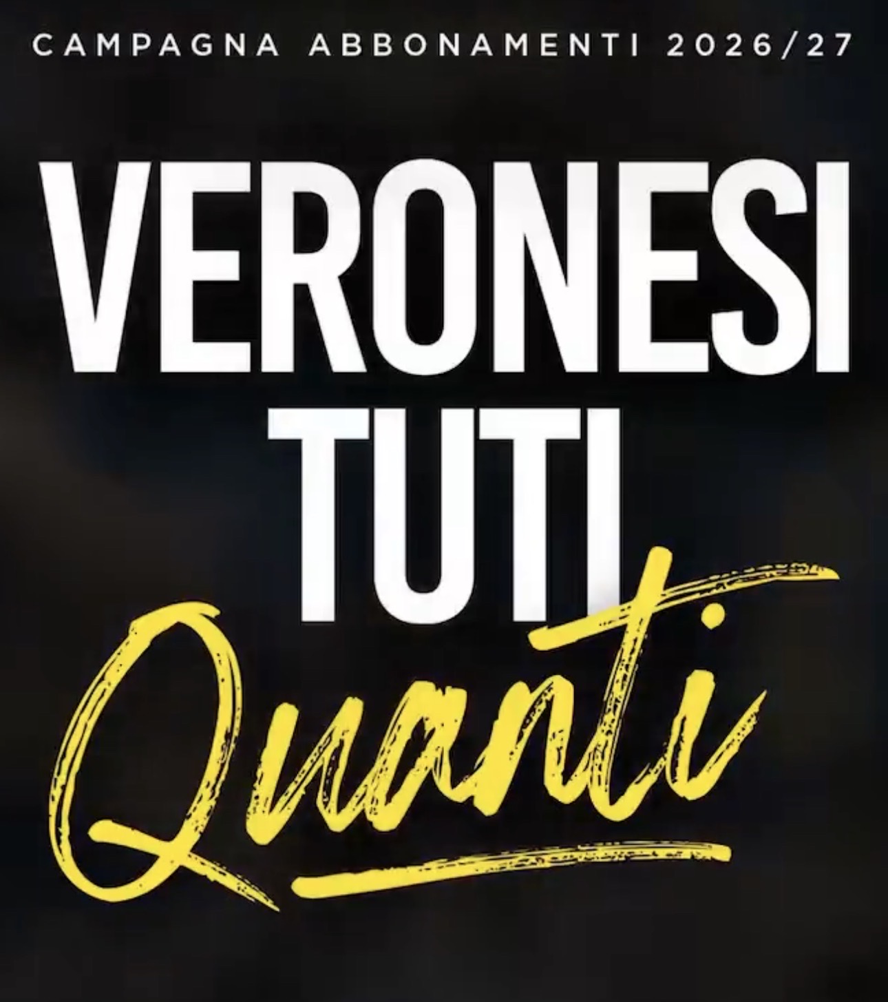 Hellas Verona, apertura campagna abbonamenti 2026/27