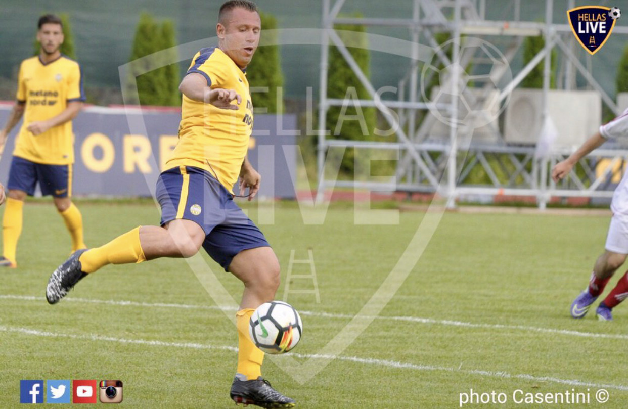 Quando Cassano, per due settimane, fu l’attaccante dell’Hellas Verona