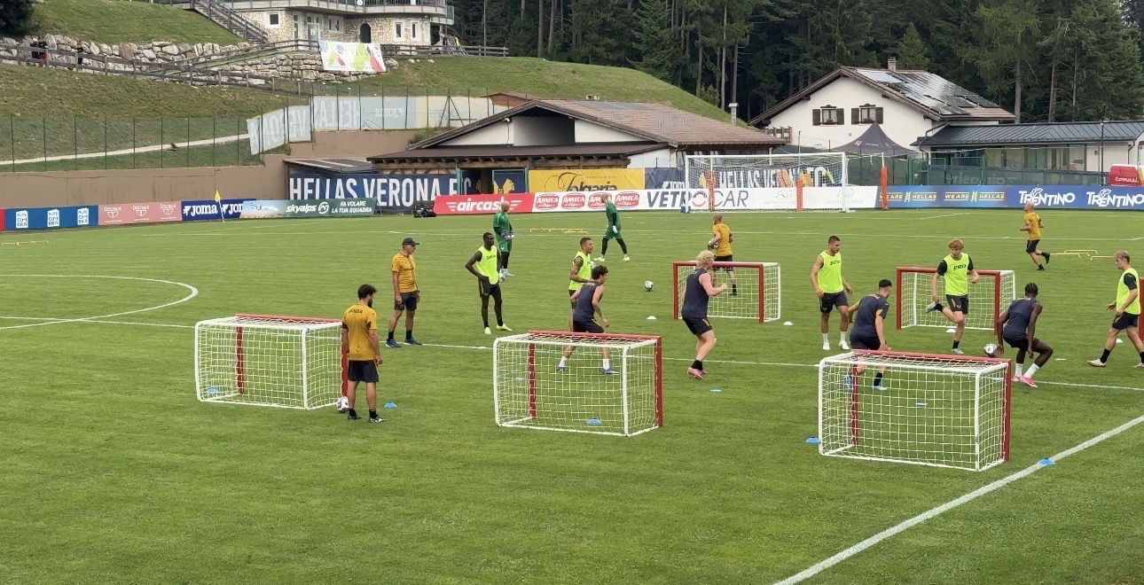 Folgaria 2026, Hellas Verona: allenamento questo pomeriggio