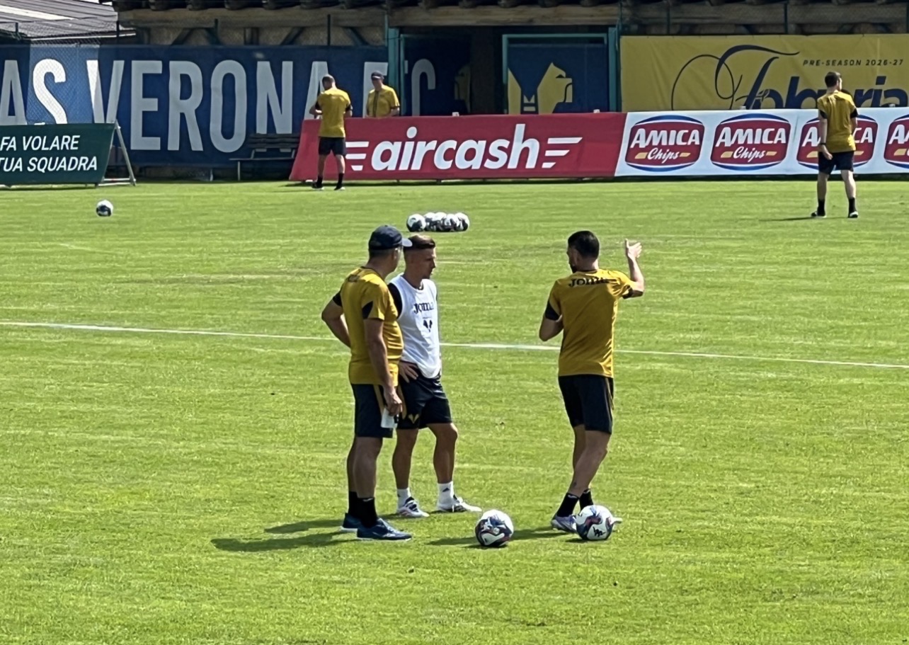 Folgaria 2026, Hellas Verona: martedì allenamento al centro sportivo solo al mattino