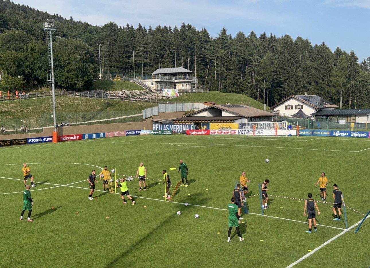 Folgaria 2026, Hellas Verona: gialloblù in campo questo pomeriggio