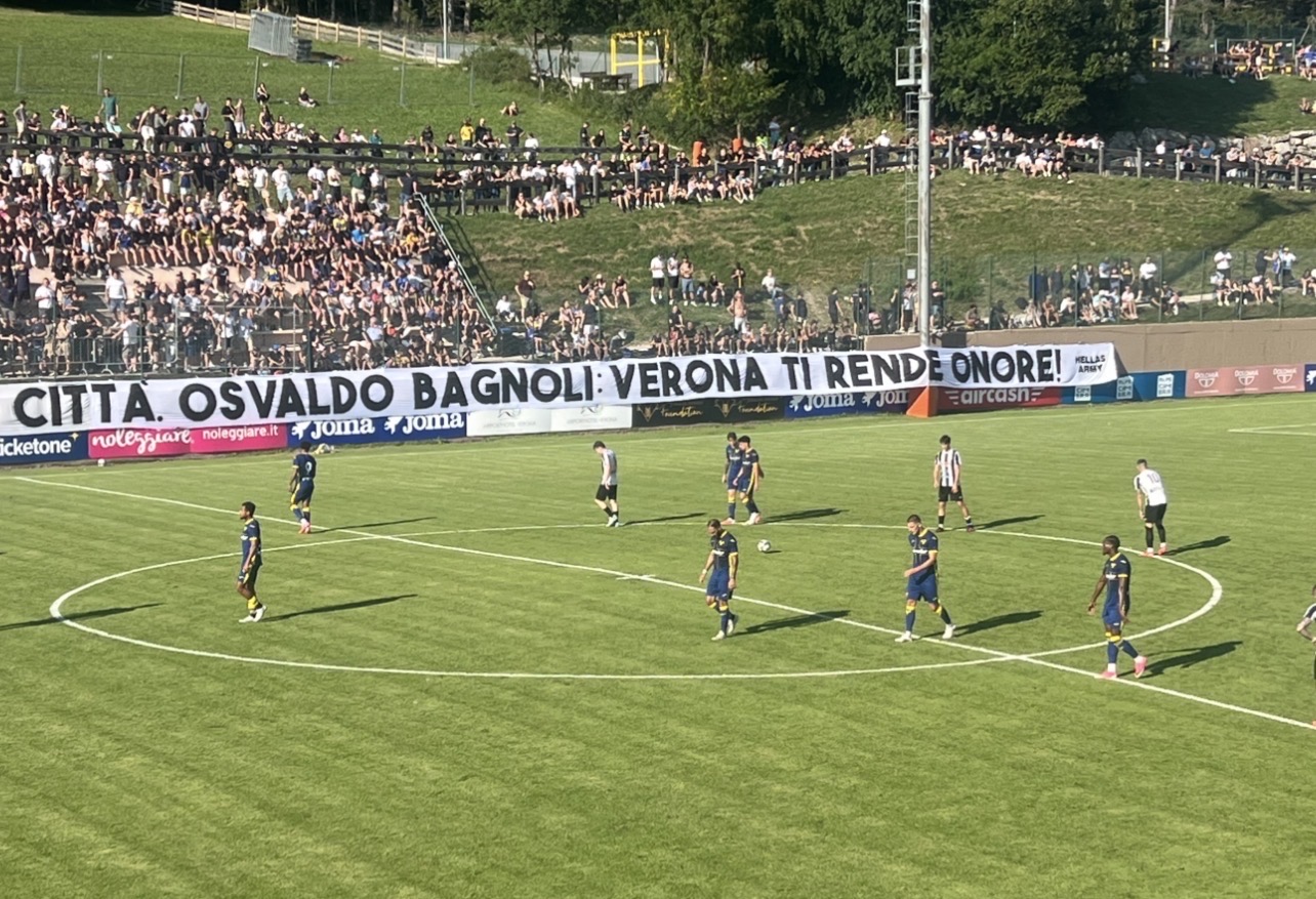 Amichevole, fine primo tempo Hellas Verona-Rovereto 6-1