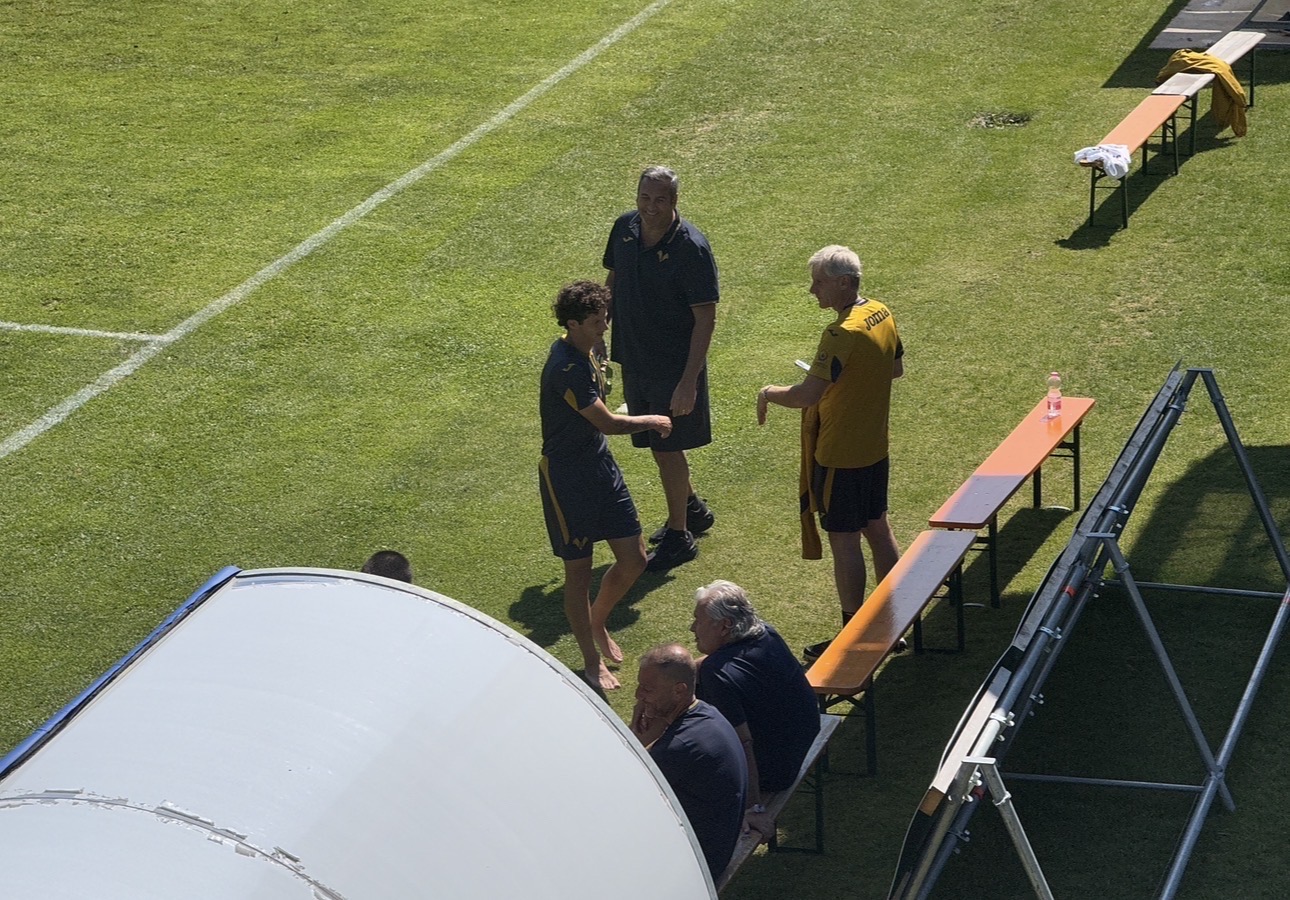 Folgaria 2026, Hellas Verona: Zanzi e Sogliano presenti al campo