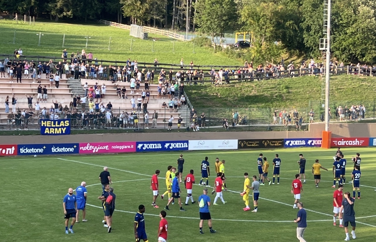Amichevole, Hellas Verona-Virtus Verona 2-1