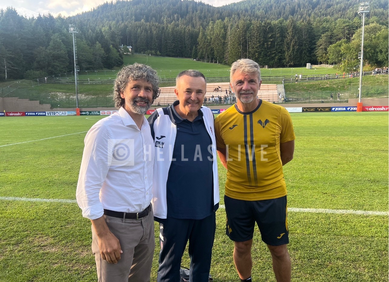 Folgaria 2026, Hellas Verona-Virtus Verona 2-1. Il sindaco Tommasi in visita