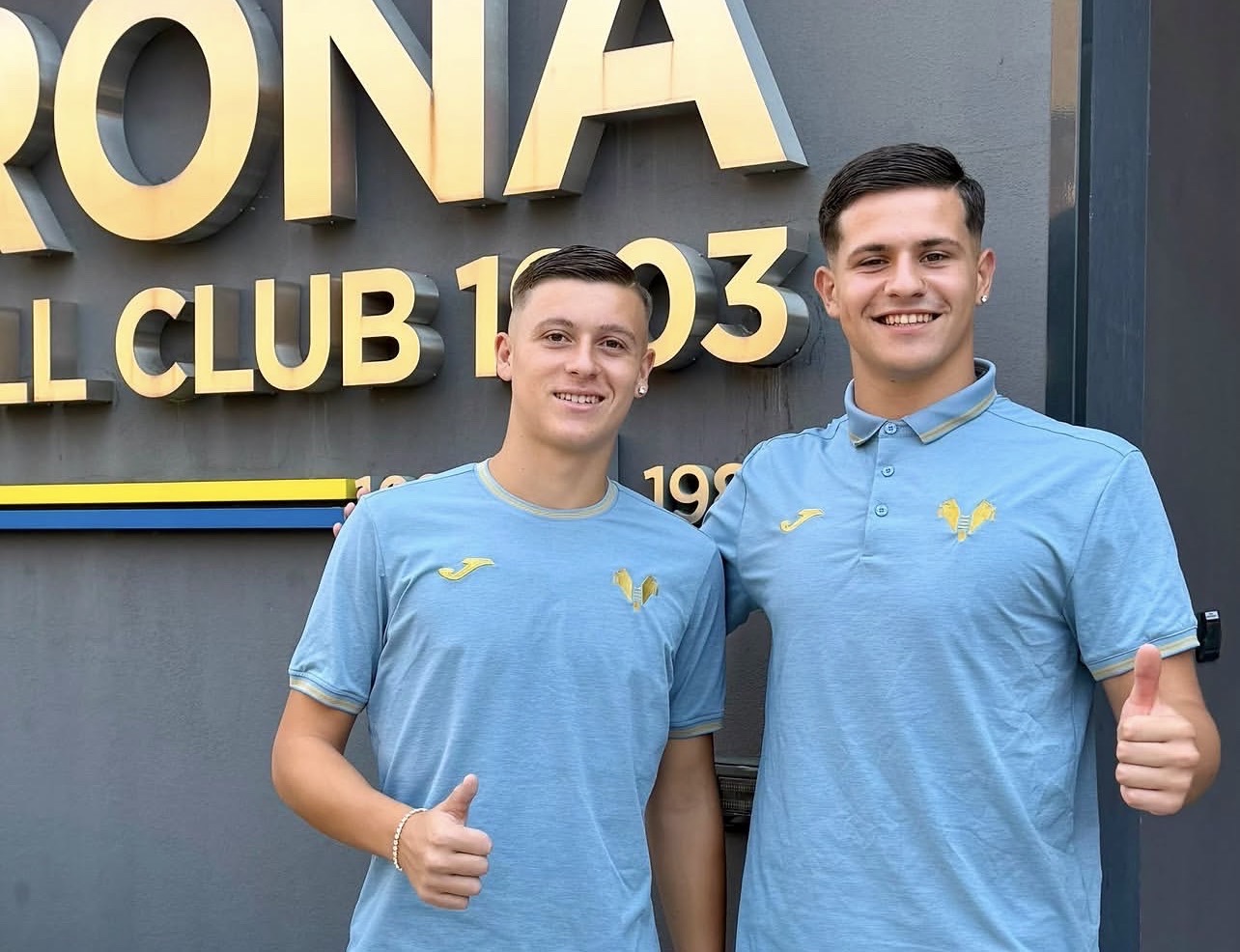 Hellas Verona, primo contratto da professionisti per Dezio e Culi