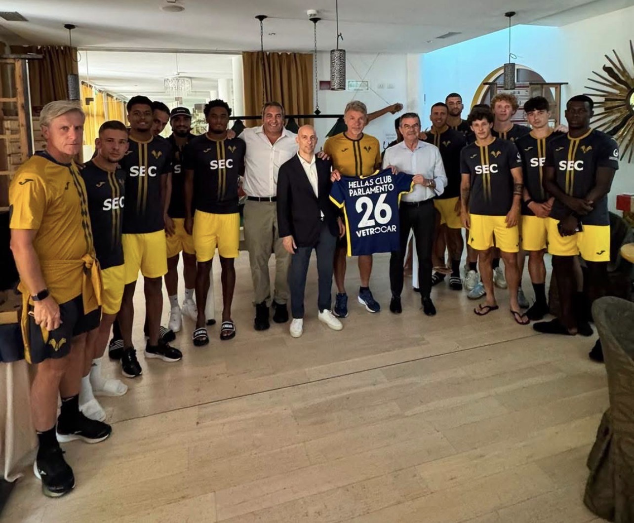 L’Hellas Club Parlamento in visita a Folgaria