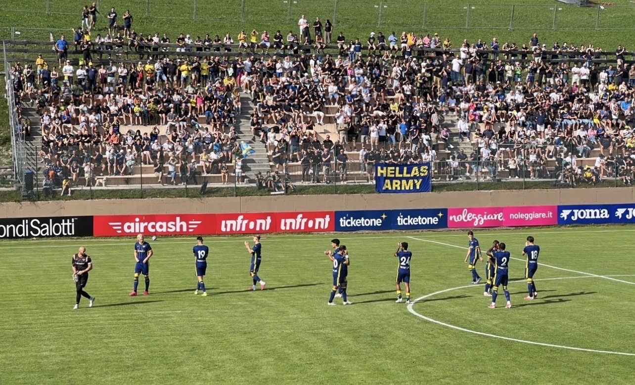 L’Hellas Verona saluta Folgaria: ultimo giorno di ritiro. Allenamento questa mattina