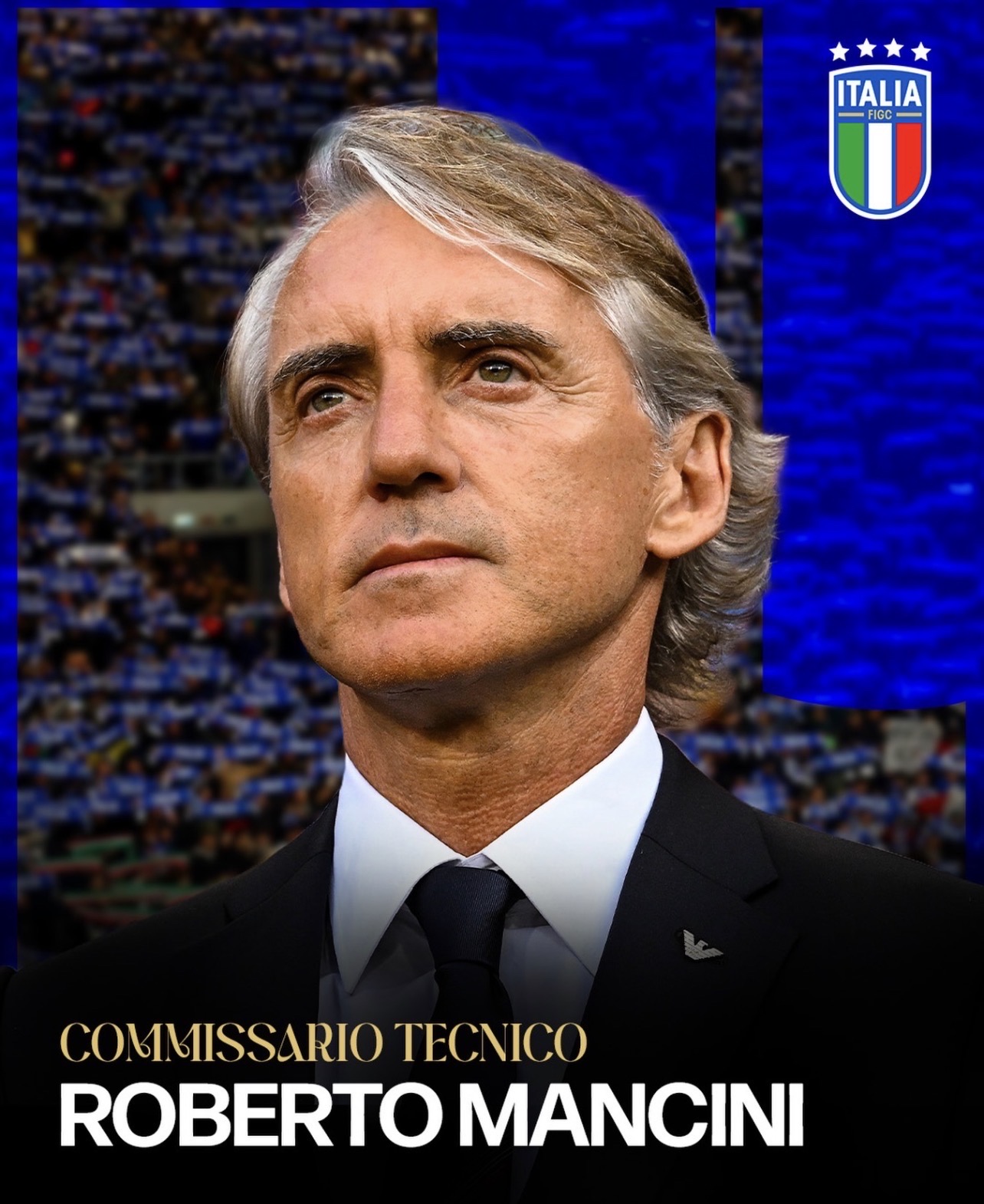 FIGC. Ufficiale: Roberto Mancini è il nuovo allenatore dell’Italia