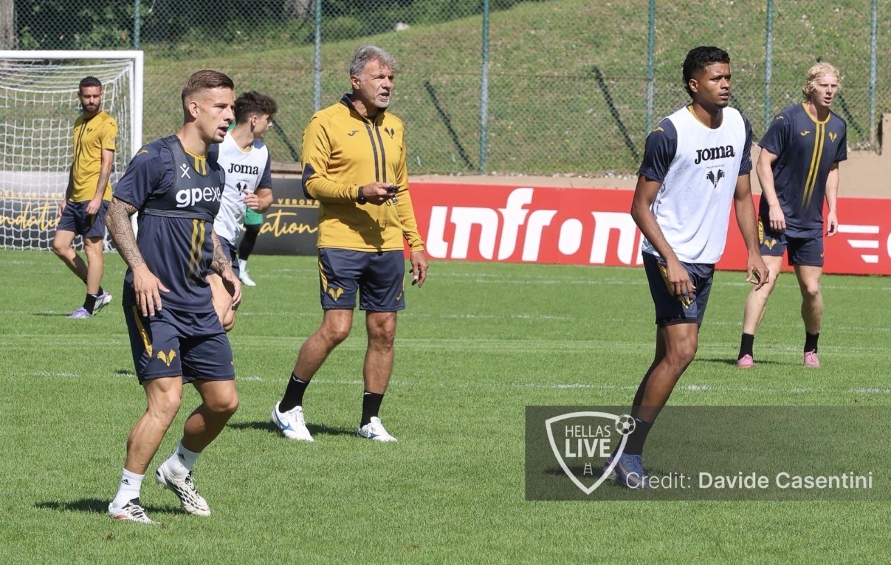 Hellas Verona, questo pomeriggio la ripresa degli allenamenti