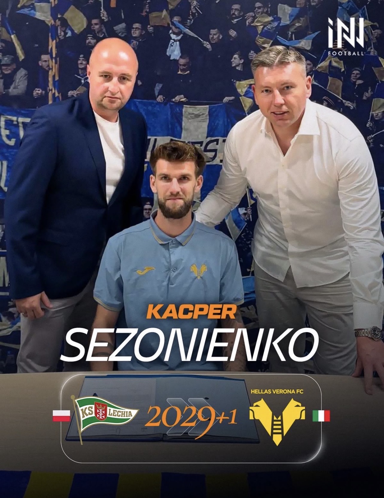 Hellas Verona, contratto sino al 30 giugno 2029, con opzione, per Sezonienko