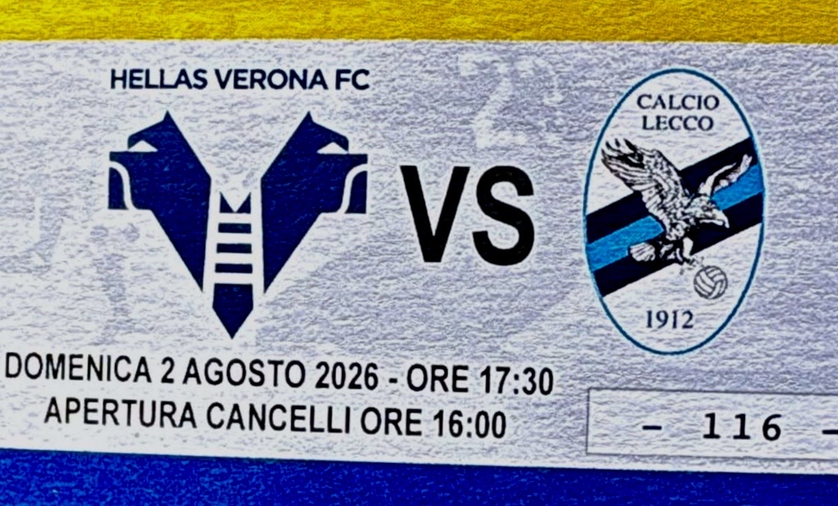 Amichevole. Hellas Verona-Lecco, venduti  ad ora 130 biglietti