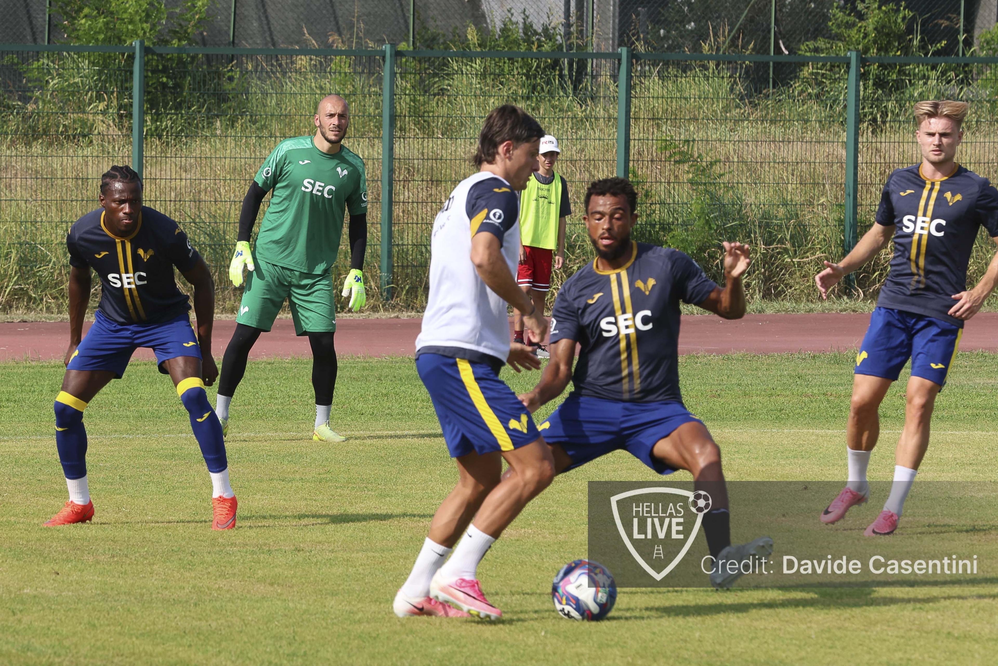Hellas Verona, allenamento per i gialloblù