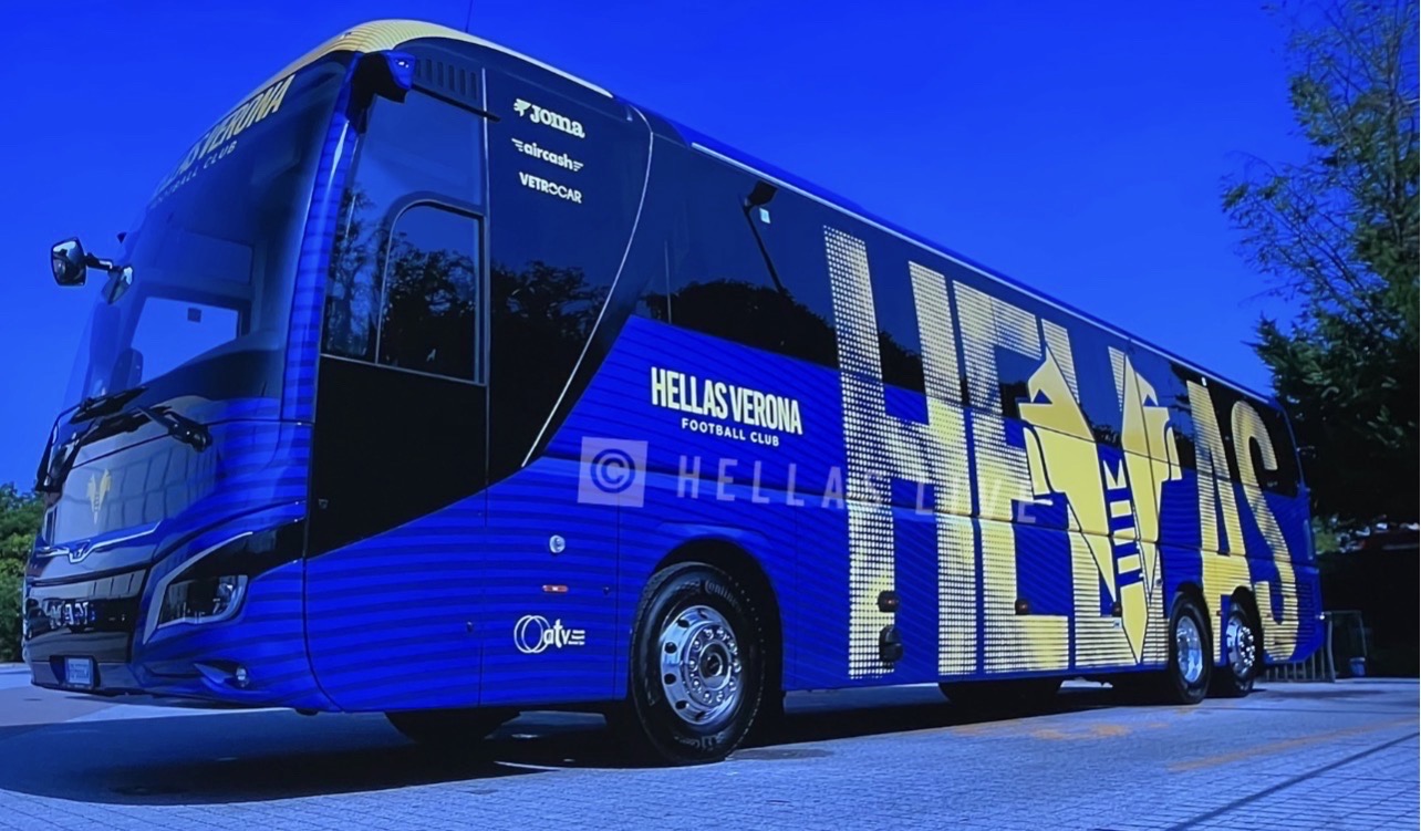 Hellas Verona, il nuovo pullman 2026/27