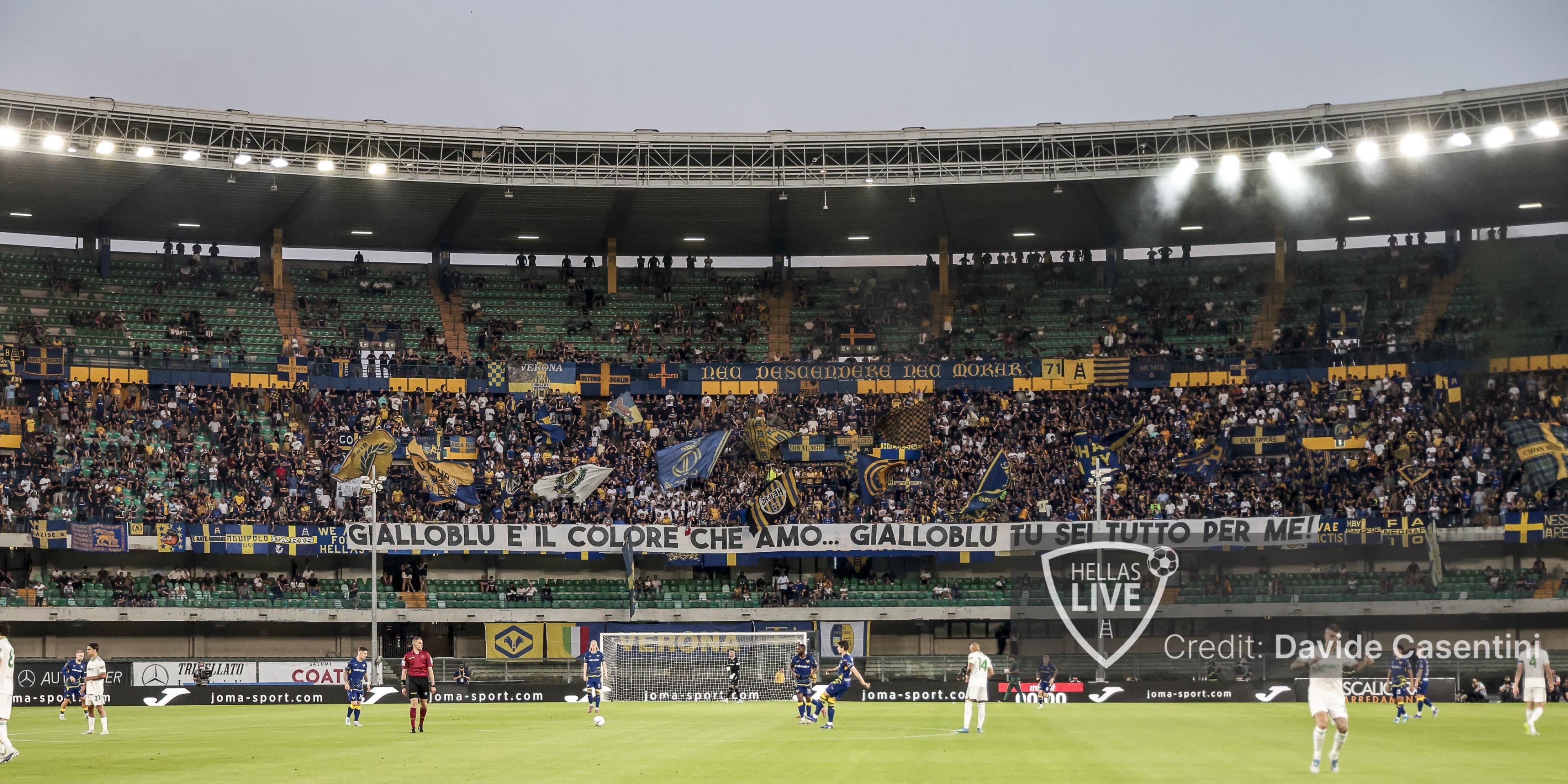 Coppa Italia Frecciarossa. Info biglietti Hellas Verona-Virtus Entella