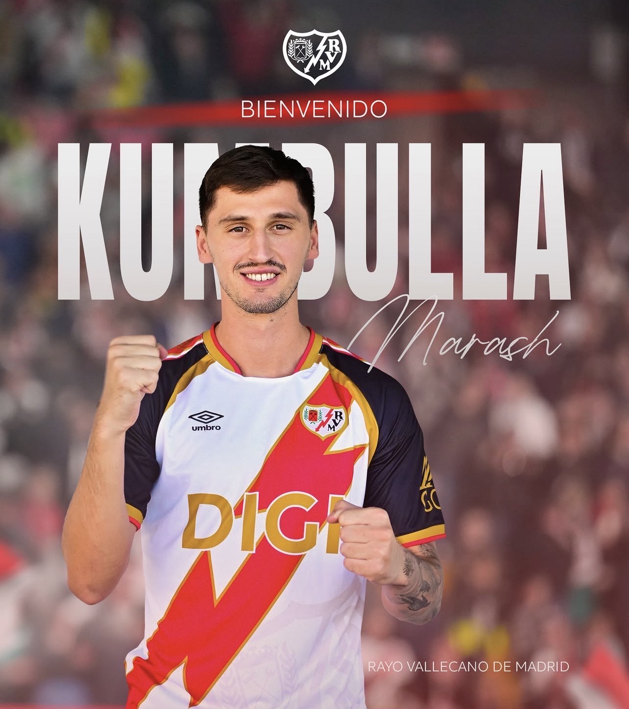 Ex Verona. Kumbulla al Rayo Vallecano