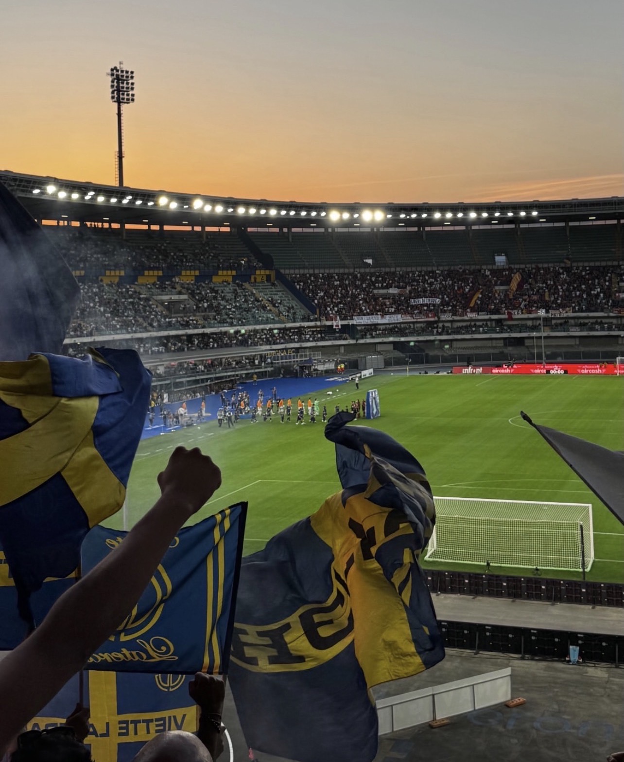 Hellas Verona-Virtus Entella, ore 18:45 apertura cancelli stadio Bentegodi