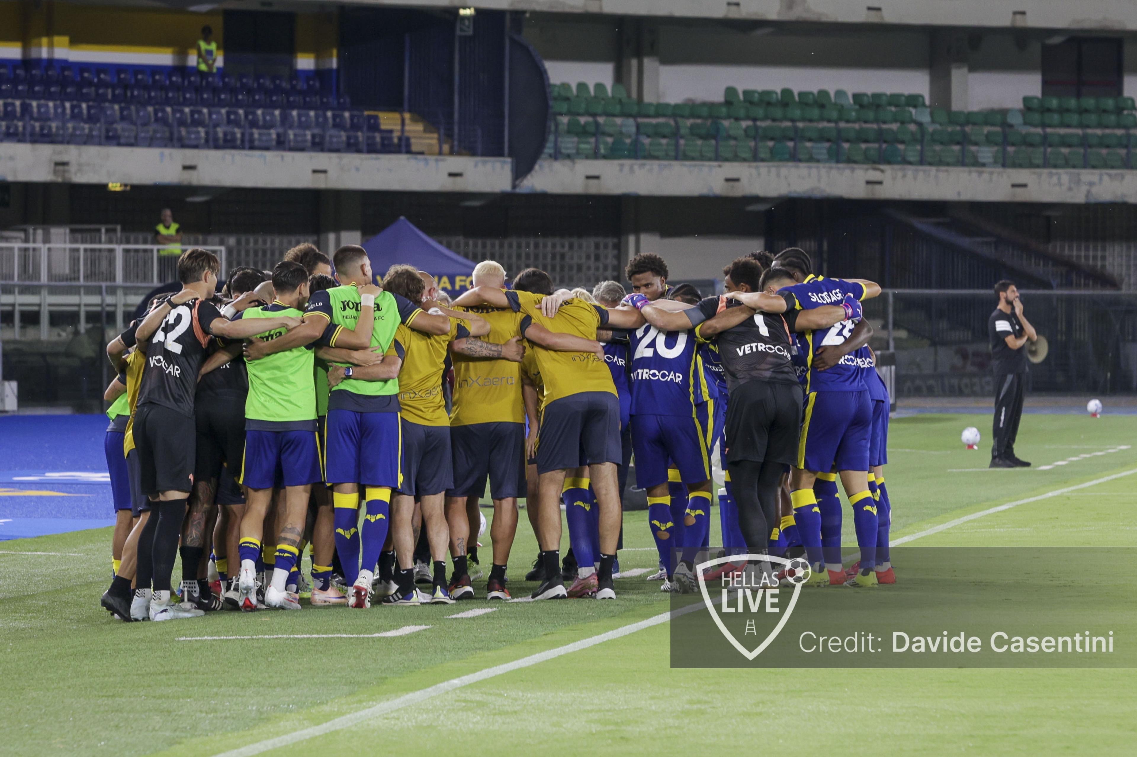 Hellas Verona, lunedì libero per i gialloblù