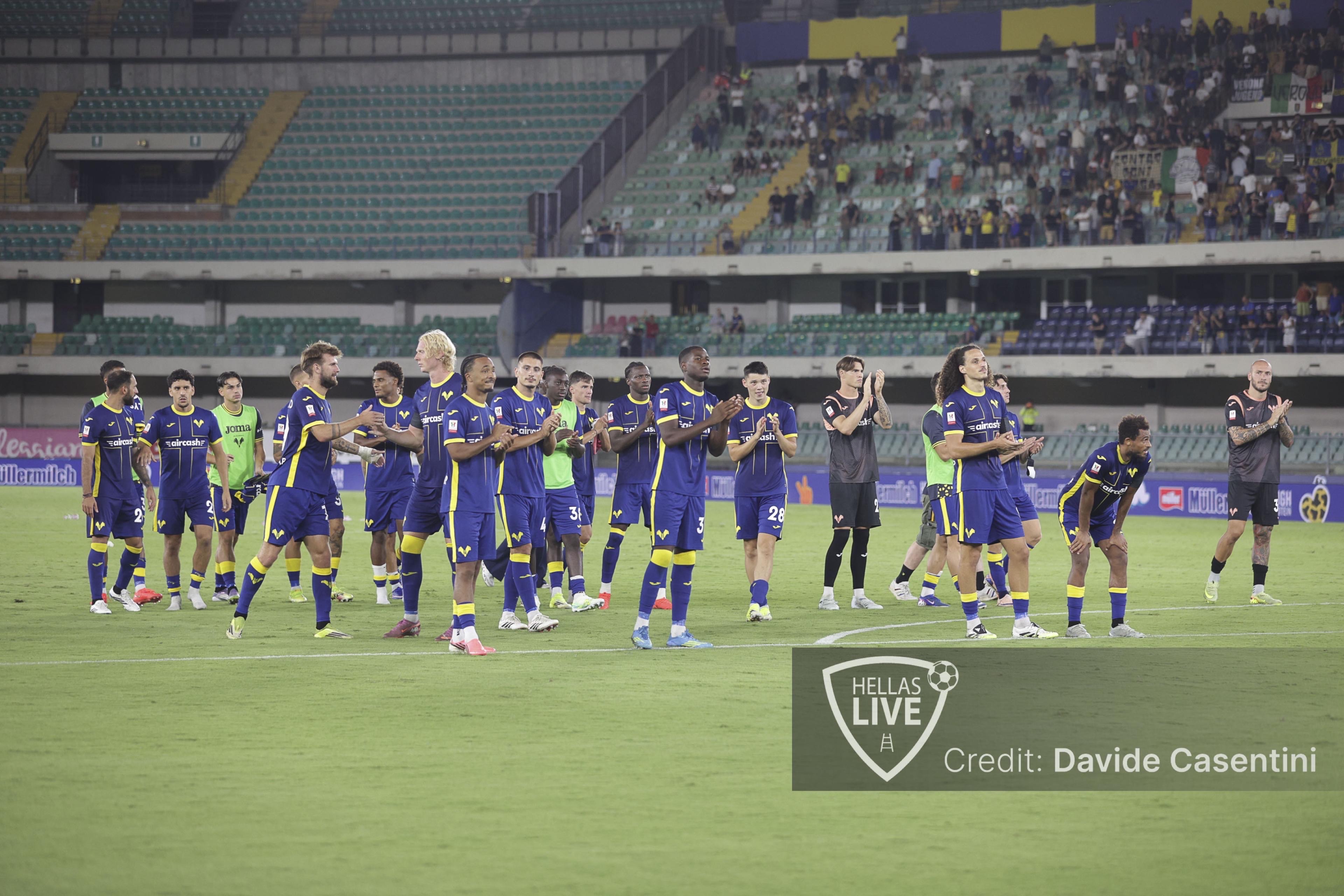 Hellas Verona, allenamento questo pomeriggio