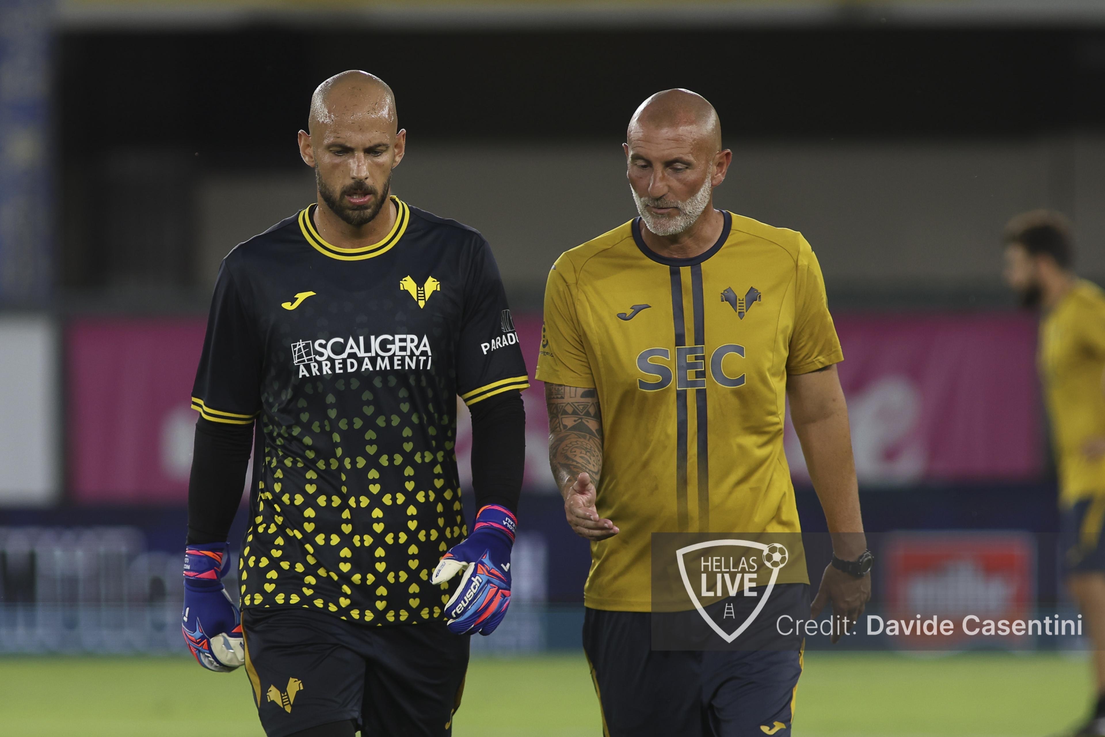 Hellas Verona, allenamento questa mattina