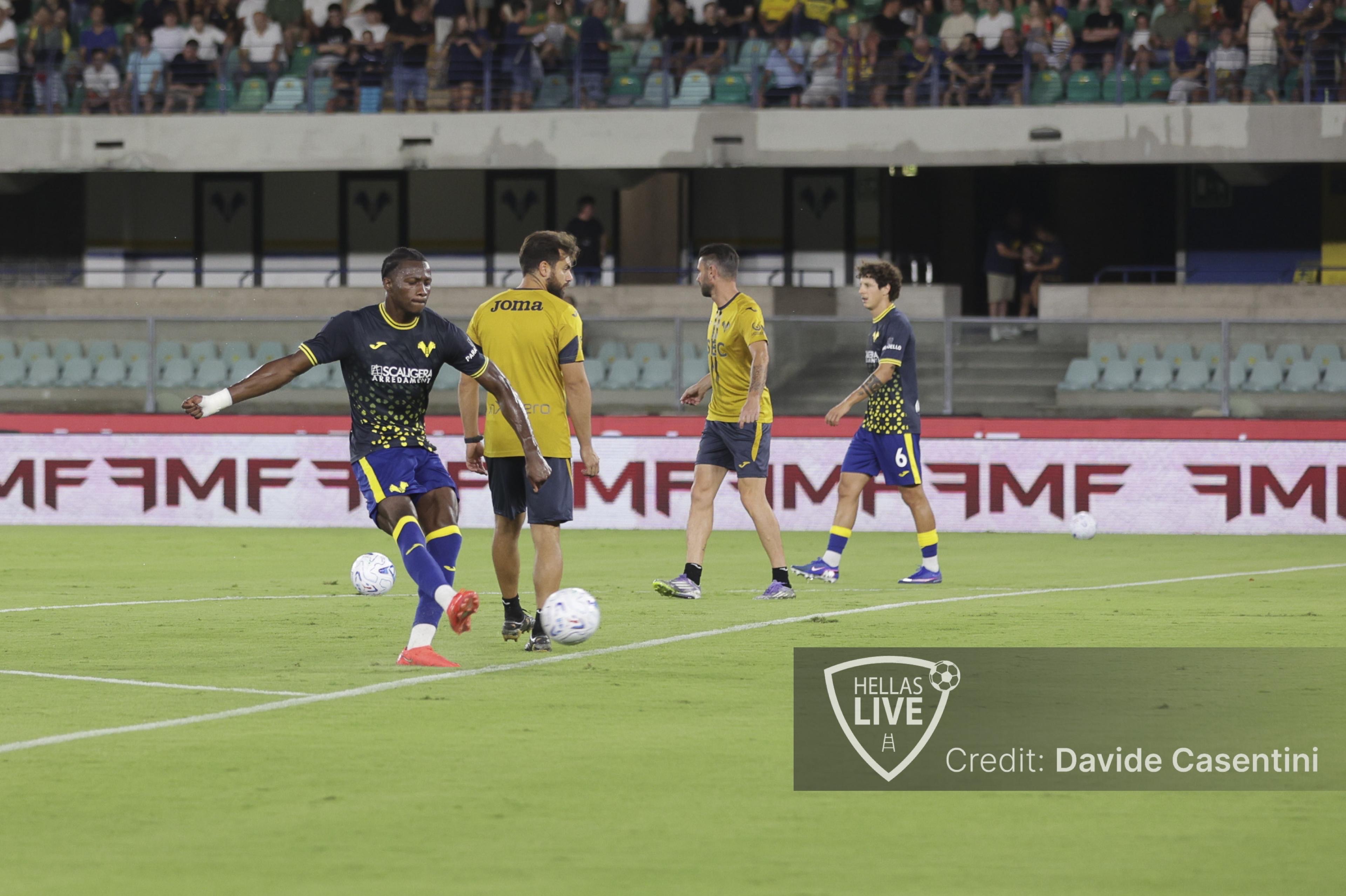 Hellas Verona, allenamento questa mattina