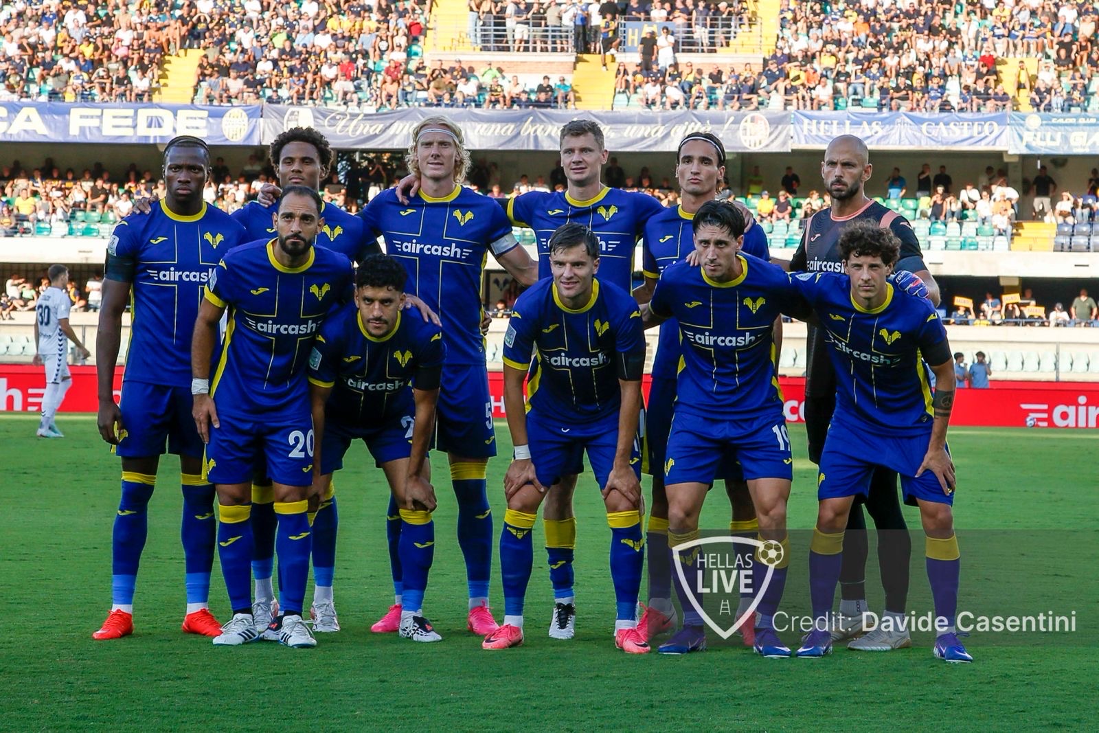 Serie BKT 2026/27. Fine primo tempo, Hellas Verona-Ascoli 1-0