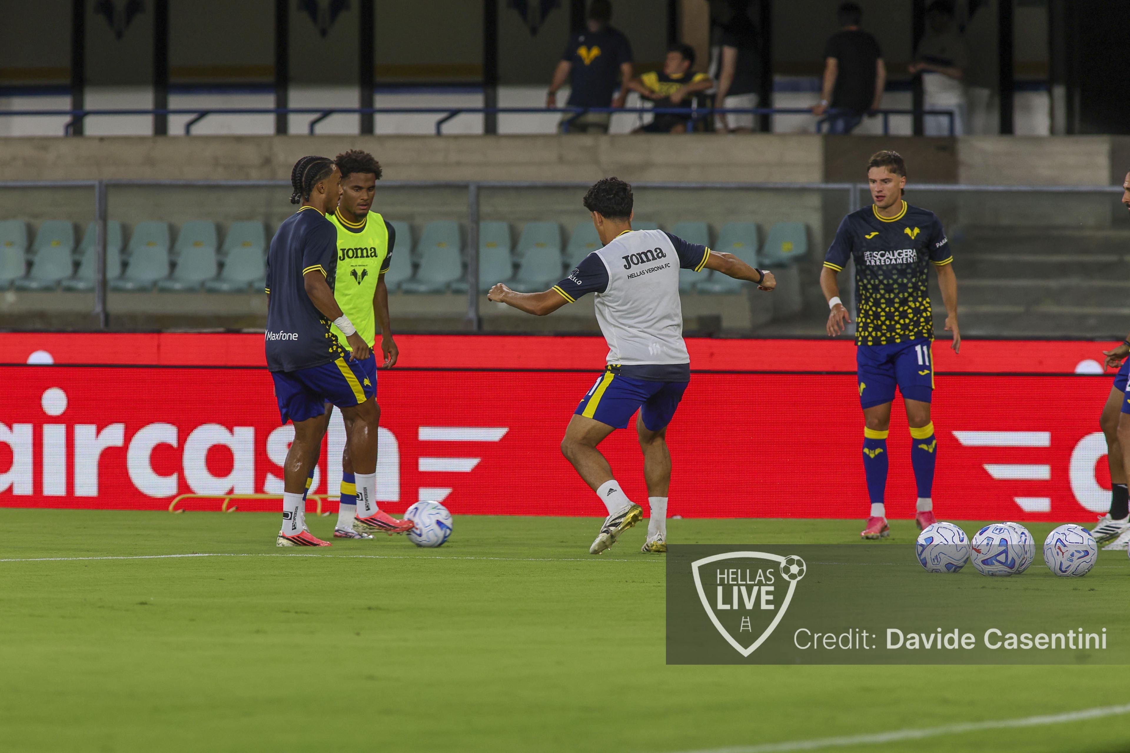 Hellas Verona, allenamento questa mattina